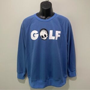 Bad Mulligan Skull Golf Mens Sweater NWOT - Large
